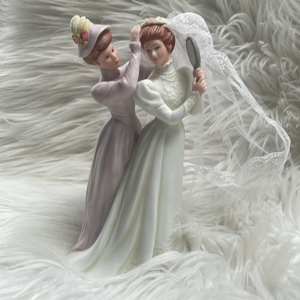Vintage 1989 Enesco corporation “The Final Touch  wedding Ornament